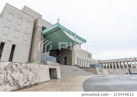 The War Memorial of Korea, history military museum exhibition in Seoul, South Korea on November 5, 2023 123434612