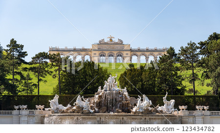 Schonbrunn Habsburg Palace and gardens in Vienna capital of Austria Schonbrunn Habsburg Palace and gardens in Vienna capital of Austria 123434782