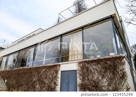 Villa Tugendhat, example of modernist architecture and UNESCO World Heritage Site in Brno, Czech Republic Villa Tugendhat, example of modernist architecture and UNESCO World Heritage Site in Brno, Czech Republic 123435299