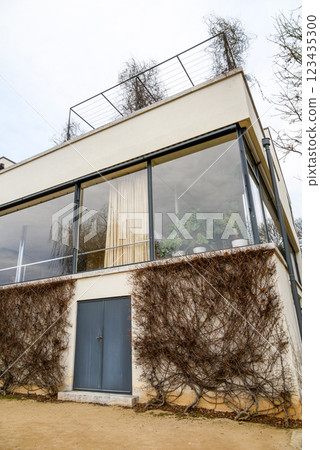 Villa Tugendhat, example of modernist architecture and UNESCO World Heritage Site in Brno, Czech Republic 123435300