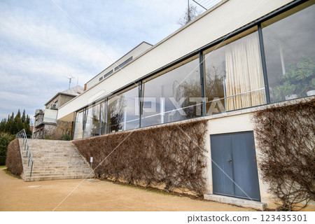 Villa Tugendhat, example of modernist architecture and UNESCO World Heritage Site in Brno, Czech Republic Villa Tugendhat, example of modernist architecture and UNESCO World Heritage Site in Brno, Czech Republic 123435301