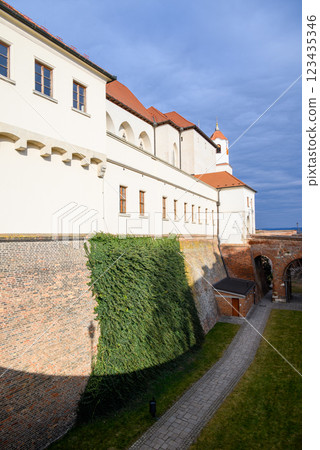 Spilberk Castle, historic fortress on a hilltop above downtown Brno, South Moravian region of the Czech Republic 123435346
