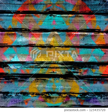Abstract background from old wood texture colorful 123435720