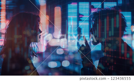 Stock market insider trading concept 123436555