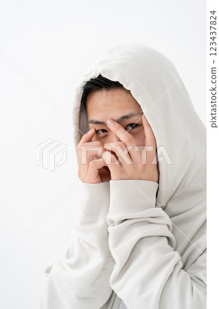 Boys, Teenagers, Portrait, Hoodie Boys, Teenagers, Portrait, Hoodie 123437824
