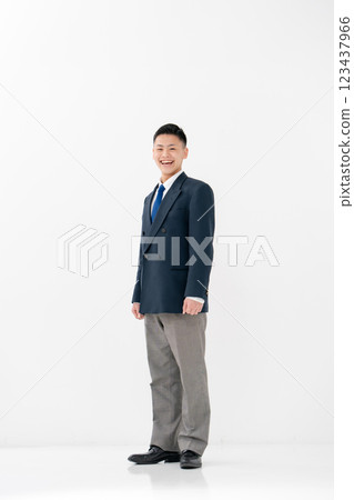 男生,高中生,制服 123437966