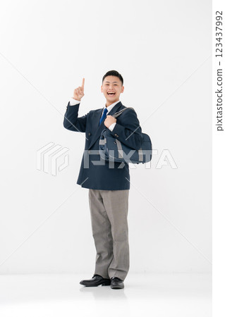男生高中生製服書包1號 123437992