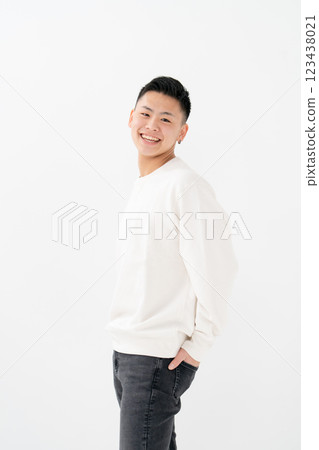 男孩，青少年，肖像 123438021