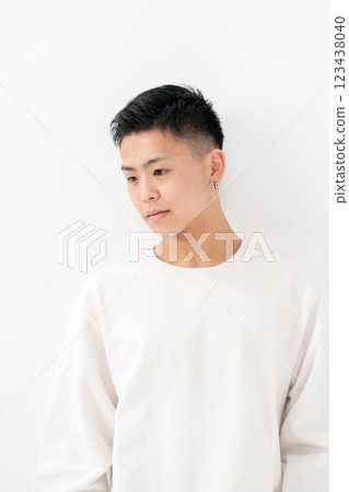 男孩, 青少年, 肖像, 酷 123438040