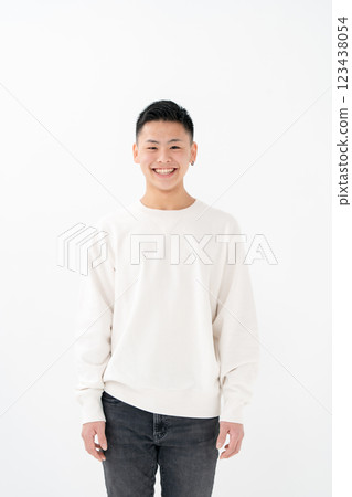男孩，青少年，肖像 123438054