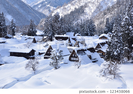 Winter Gokayama Ainokura Gassho Village Winter Gokayama Ainokura Gassho Village 123438066