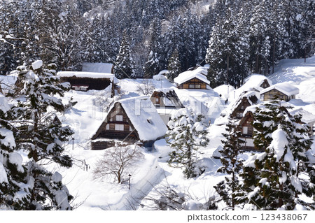 Winter Gokayama Ainokura Gassho Village Winter Gokayama Ainokura Gassho Village 123438067