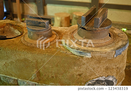 A scenery with a furnace A scenery with a furnace 123438319