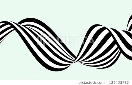 Abstract wave background, black and white wavy stripes or lines design. Abstract wave background, black and white wavy stripes or lines design. 123438782