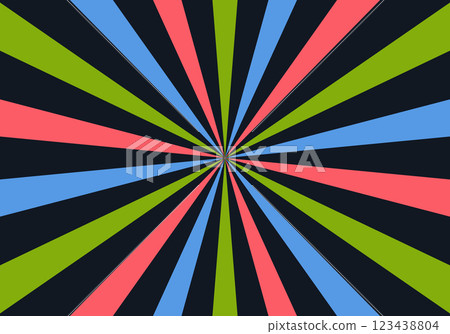 Retro background with radial sunburst pattern with converging lines creates optical and geometric visual effect. Vector background abstract. Retro background with radial sunburst pattern with converging lines creates optical and geometric visual effect. Vector background abstract. 123438804