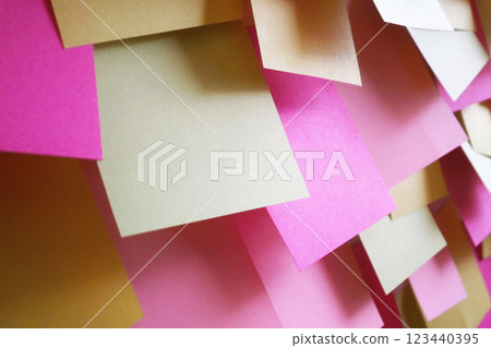 Colorful sticky notes Colorful sticky notes 123440395