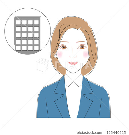 考慮換工作的中年女性 123440615