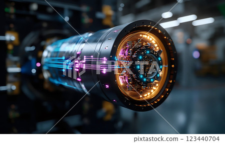 Advanced cryogenic quantum computing system in lab Advanced cryogenic quantum computing system in lab 123440704