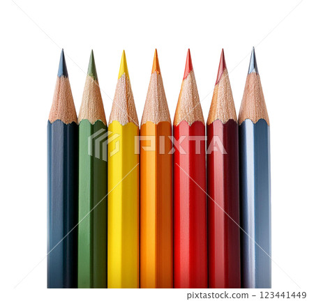 Vibrant Colored Pencils Set for Artistic Creativity 123441449