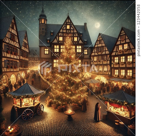 Christmas illustration 123442058