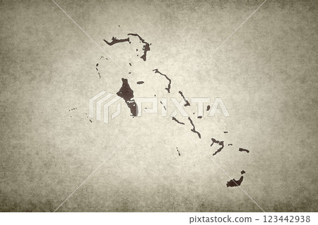 Map of the Bahamas printed on a paper Map of the Bahamas printed on a paper 123442938