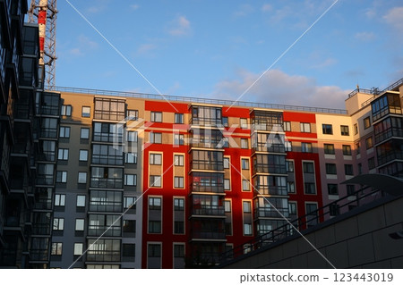 Exploring Modern Urban Architecture Defined by Its Colorful Facade and Design Elements Exploring Modern Urban Architecture Defined by Its Colorful Facade and Design Elements 123443019