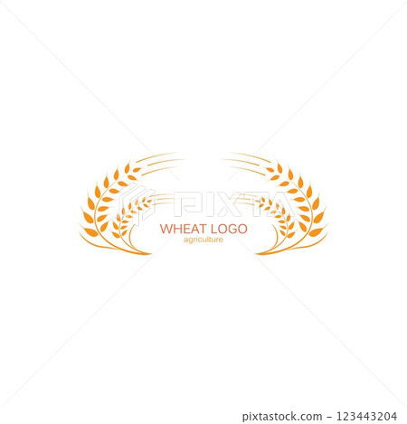 wheat Logo Template vector 123443204
