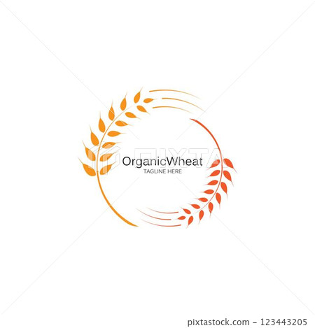 wheat Logo Template vector 123443205