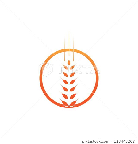 wheat Logo Template vector 123443208