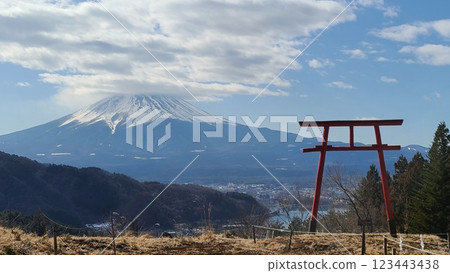 富士山的美景 123443438
