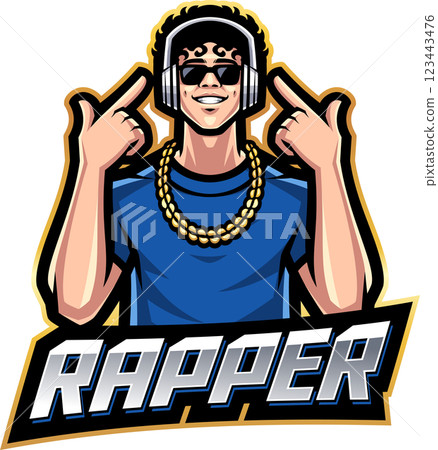 Rapper esport mascot Rapper esport mascot 123443476