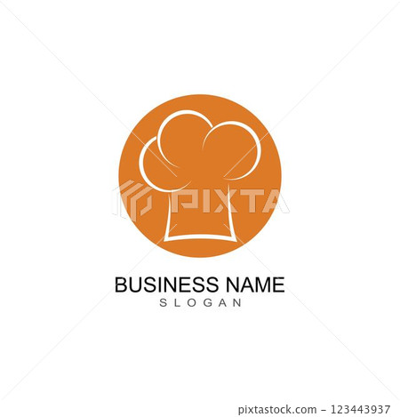hat chef logo template vector hat chef logo template vector 123443937