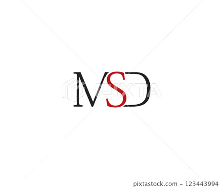 initial letter msd logo 123443994