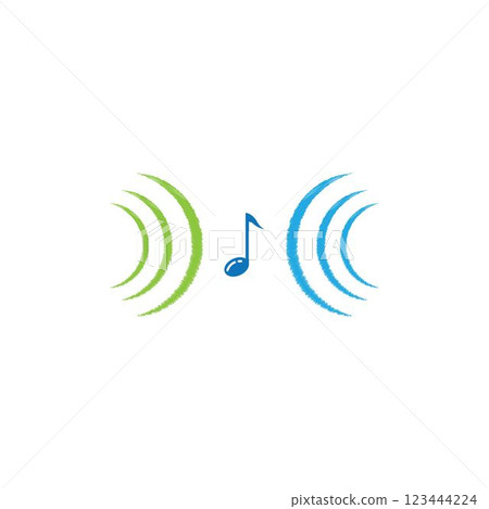 sound wave ilustration logo vector sound wave ilustration logo vector 123444224