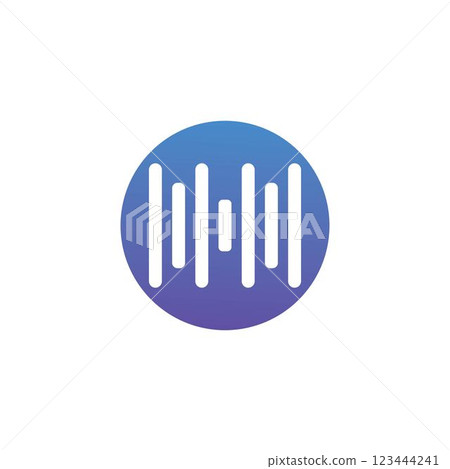sound wave ilustration logo vector sound wave ilustration logo vector 123444241