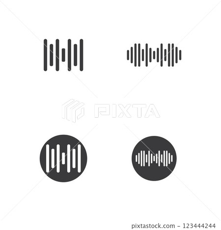sound wave ilustration logo vector sound wave ilustration logo vector 123444244