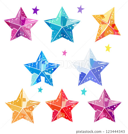 Pastel Star collection 5 pointed Pastel Star collection 5 pointed 123444343