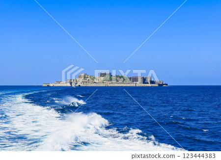 Nagasaki warship island Nagasaki warship island 123444383