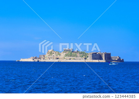Nagasaki warship island Nagasaki warship island 123444385