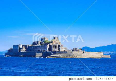 Nagasaki warship island Nagasaki warship island 123444387