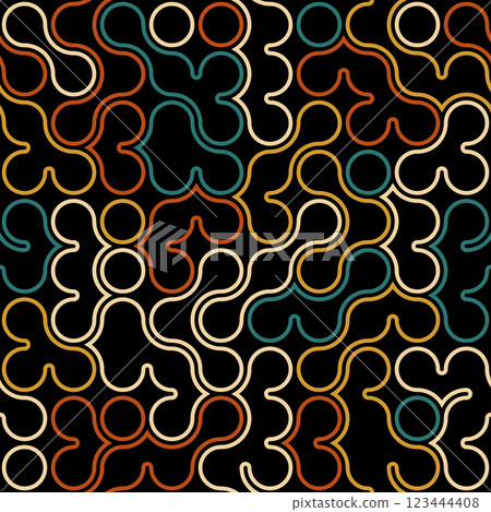 Seamless colored geometric pattern. Background for design and creativity, textures, covers, packaging, interior, prints and creative ideas Seamless colored geometric pattern. Background for design and creativity, textures, covers, packaging, interior, prints and creative ideas 123444408