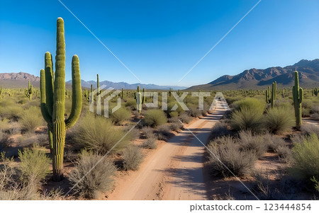 country road in the mountains 123444854