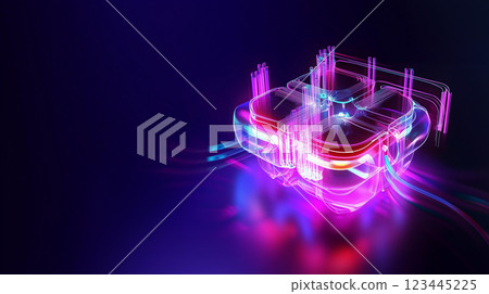 A photorealistic visualization of quantum computing, featuring glowing circuits, holographic data streams, and vibrant colors. A photorealistic visualization of quantum computing, featuring glowing circuits, holographic data streams, and vibrant colors. 123445225