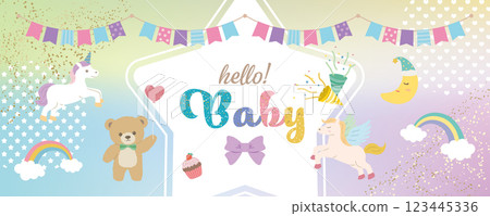 你好寶貝童話設計背景資料 123445336