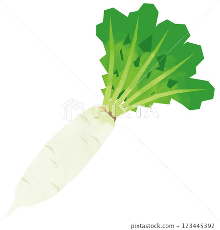 剪紙風格的蘿蔔葉 123445392