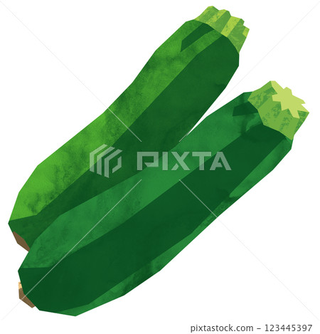 Cutout style zucchini 123445397