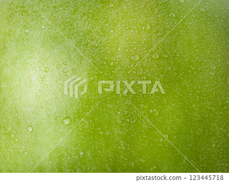 Green apple texture as a macro photo background. Apple texture. 123445718