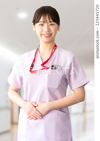 Smiling female medical staff Smiling female medical staff 123445720