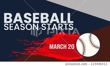 Opening Day Excitement, The Start of Baseball Season 123446311