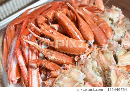 Korean seafood. red snow crab Korean seafood. red snow crab 123446764